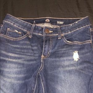 DARK DENIM Skinny jeans